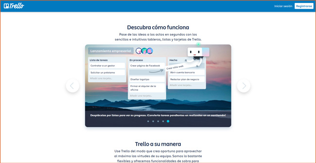 trello para teletrabajo