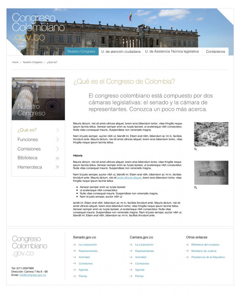 Congreso de Colombia - Diseño - Alexrahirant